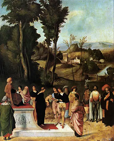 The Test of Fire of Moses Giorgione
